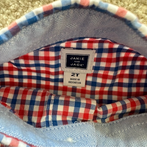 JANIE and JACK button down shirt - Picture 2 of 2